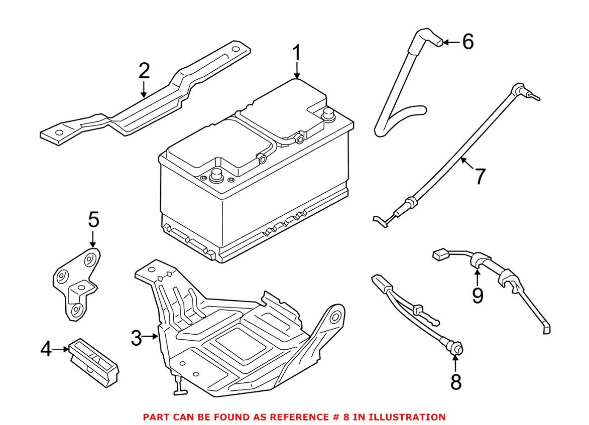 BMW Battery Cable 61129391187